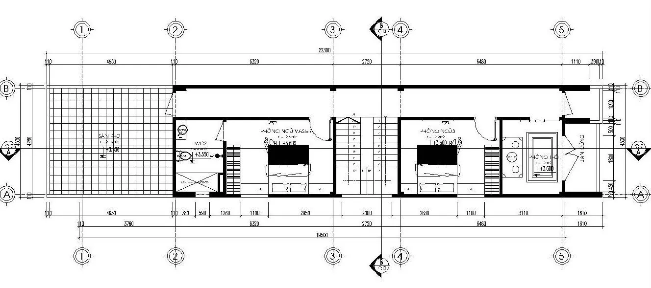 6 mẫu nhà ống 2 tầng 4x20m 2021 hot có mặt bằng chi tiết công năng