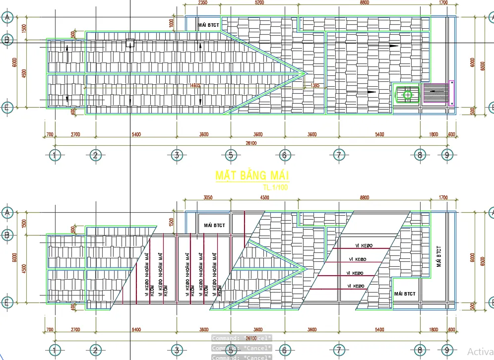 Bản vẽ chi tiết nhà cấp 4 mái thái 3 phòng ngủ