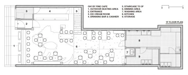 Bản vẽ thiết kế quán cafe mộc độc đáo tại Hà Đông