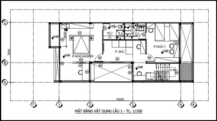 Bật mí 5 mẫu nhà 2 tầng 7x14m đa dạng kiến trúc, đầy đủ công năng