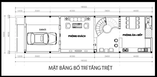 Bật mí 5 mẫu nhà ống 3 tầng 4x18m đẹp cho tổ ấm như ý