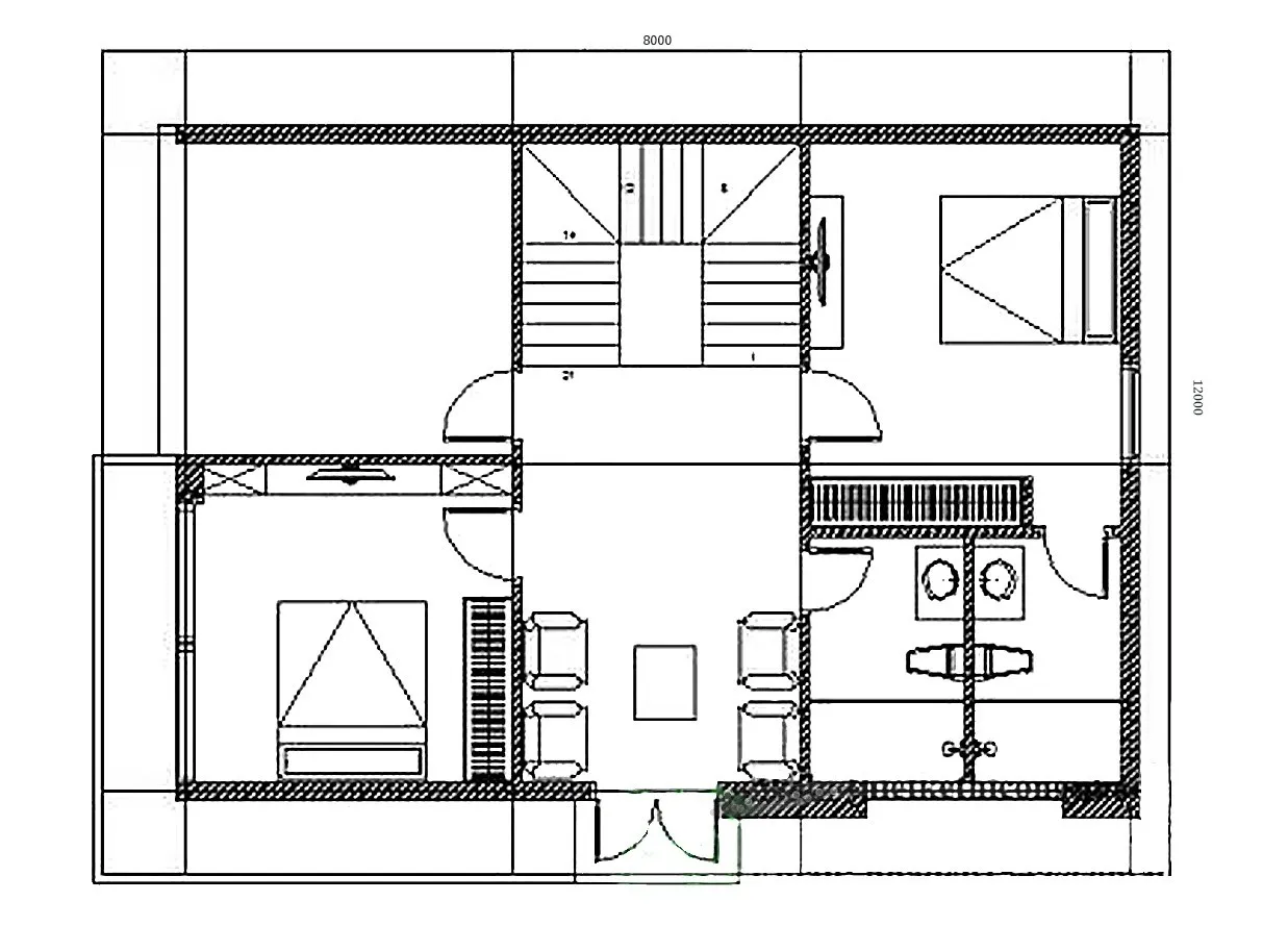 Biệt thự mini 3 tầng hiện đại 5 phòng ngủ