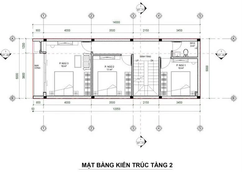 Bộ sưu tập 5 mẫu nhà 3 tầng 5x14m hiện đại đáng xây hiện nay