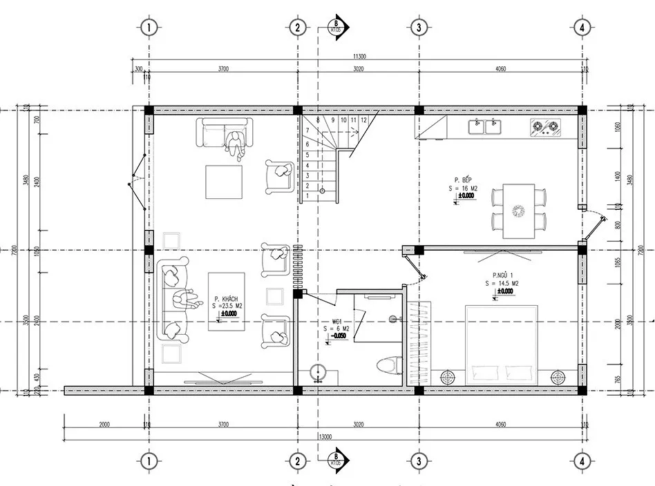 Bộ sưu tập 6 mẫu nhà ống 2 tầng mặt tiền 7m đẹp mãn nhãn