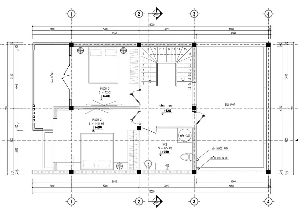 Bộ sưu tập 6 mẫu nhà ống 2 tầng mặt tiền 7m đẹp mãn nhãn