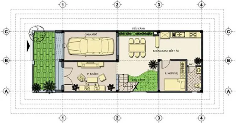 Bỏ túi 4 mẫu nhà ống 2 tầng 6x15m hiện đại được ưa chuộng hiện nay