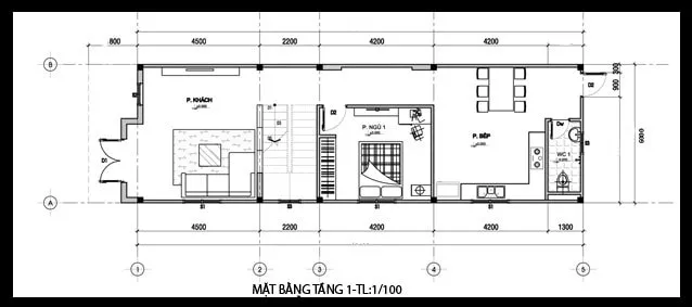 Bỏ túi 4 mẫu nhà ống 2 tầng 6x15m hiện đại được ưa chuộng hiện nay