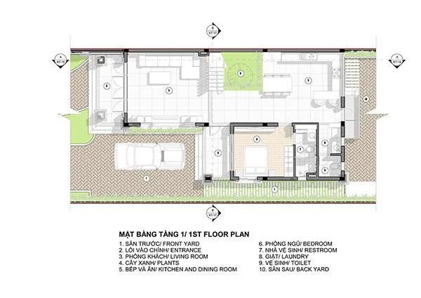 BST mẫu biệt thự 2 tầng chữ l đẹp và sang trọng nhất hiện nay