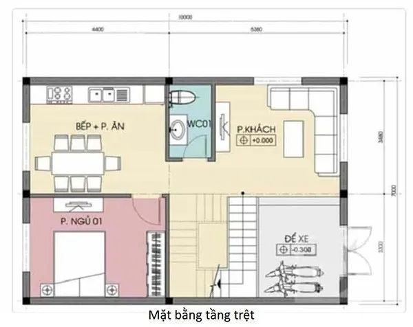 BXH 5 mẫu nhà ống 2 tầng 1 tum 3 phòng ngủ đẹp nhất 2024