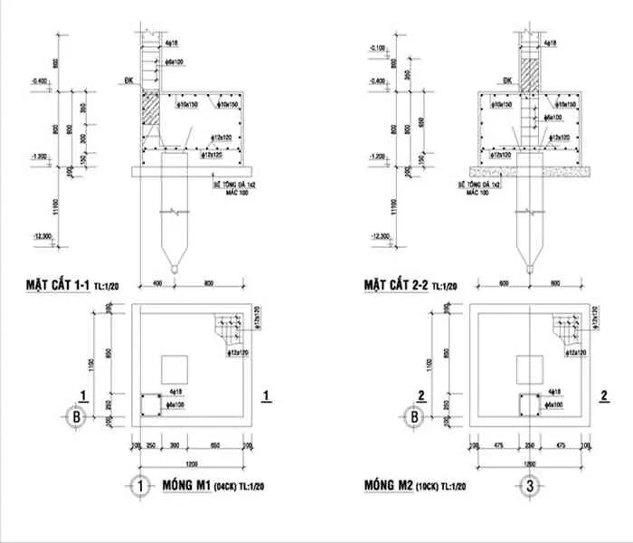 Các loại móng nhà cấp 4 thông dụng ở Việt Nam