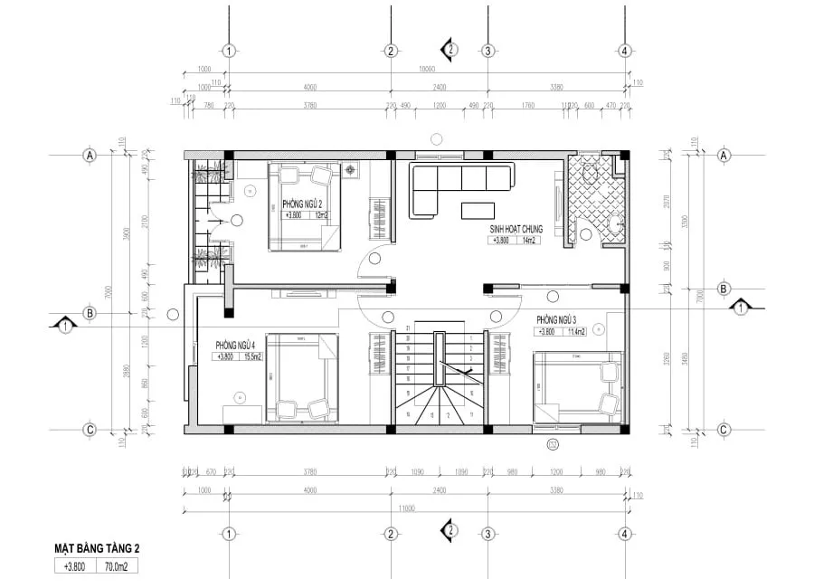 Cập nhật 5 mẫu nhà 2 tầng mái bằng 7x10m đẹp đẳng cấp