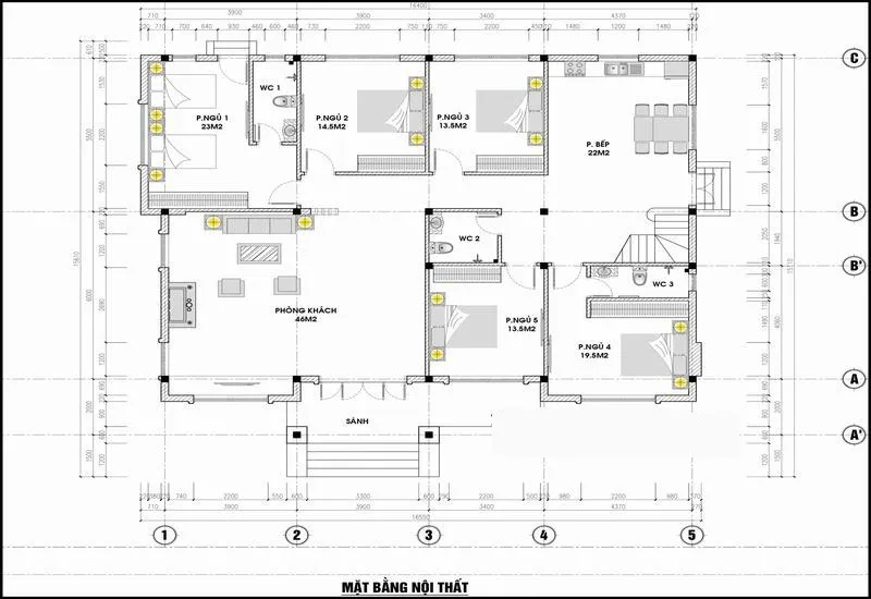 Cập nhật 5 mẫu nhà cấp 4 5 phòng ngủ đẹp thu hút mọi ánh nhìn