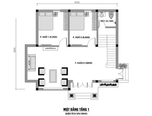 Cập nhật 5 mẫu nhà cấp 4 5 phòng ngủ đẹp thu hút mọi ánh nhìn