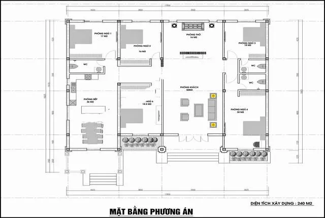 Cập nhật 5 mẫu nhà cấp 4 5 phòng ngủ đẹp thu hút mọi ánh nhìn