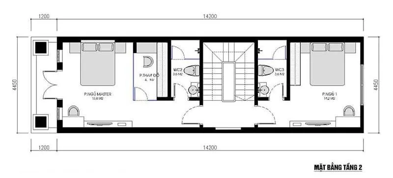 Chia sẻ 5 mẫu nhà ống 3 tầng 70m2 đẹp hút hồn đa dạng kích thước