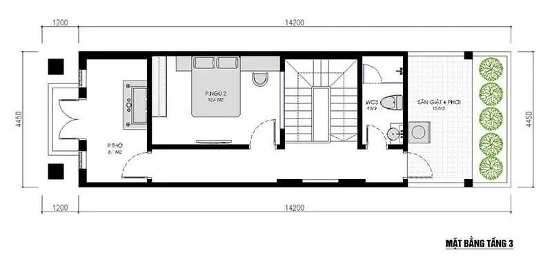 Chia sẻ 5 mẫu nhà ống 3 tầng 70m2 đẹp hút hồn đa dạng kích thước