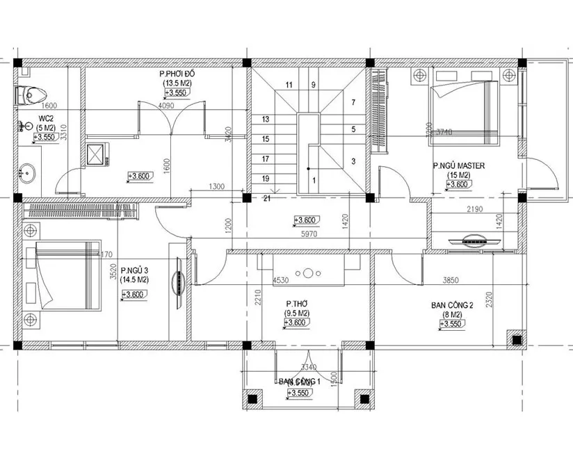 Chia sẻ 7 mẫu biệt thự 2 tầng mái thái đẹp và hiện đại