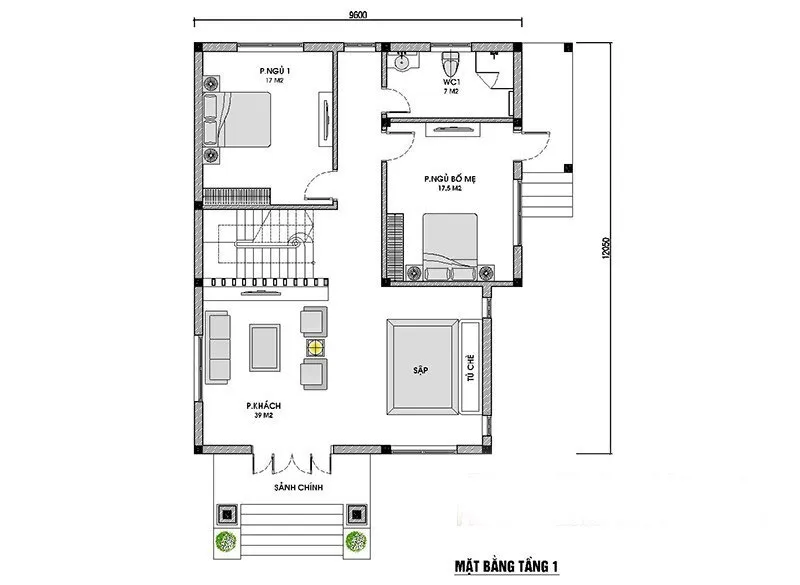 Chia sẻ 7 mẫu biệt thự 2 tầng mái thái đẹp và hiện đại