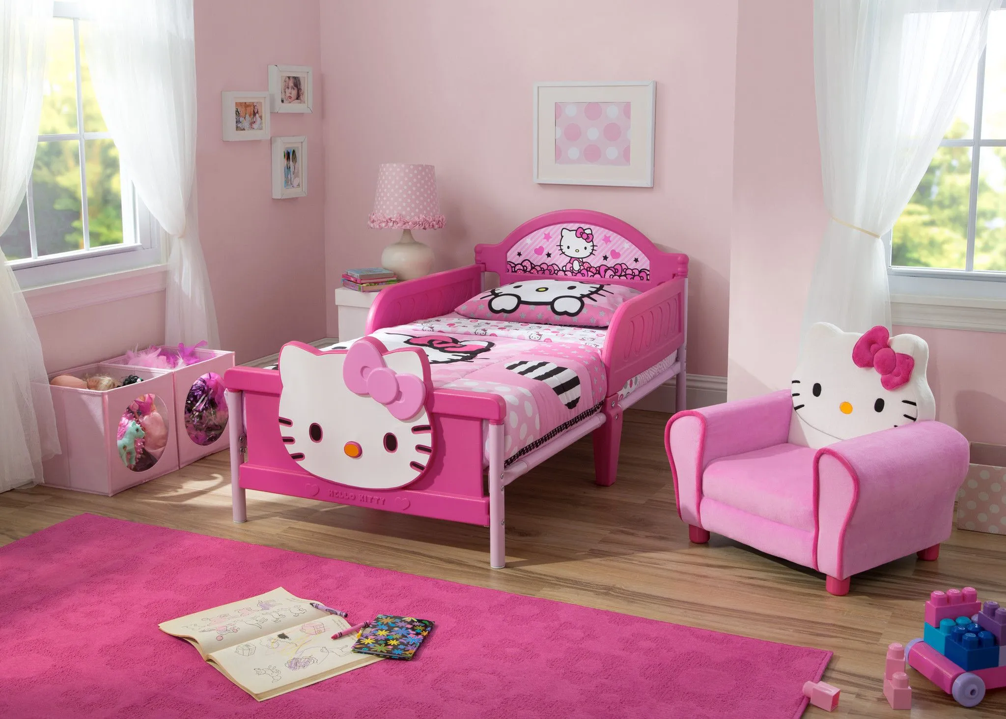 Chiêm ngưỡng những mẫu nội thất phòng ngủ Hello Kitty “ngọt” rụng rời