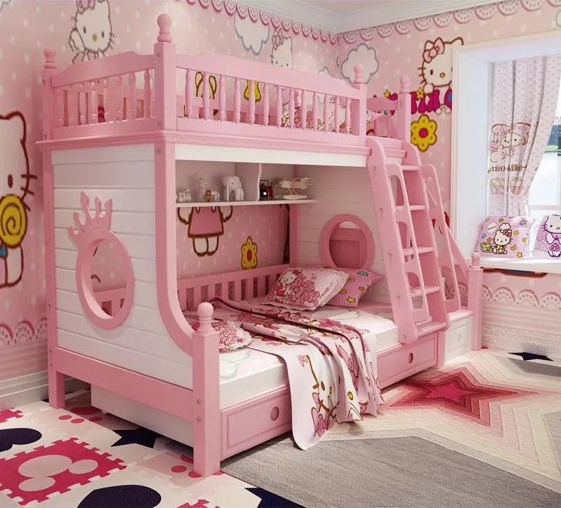 Chiêm ngưỡng những mẫu nội thất phòng ngủ Hello Kitty “ngọt” rụng rời