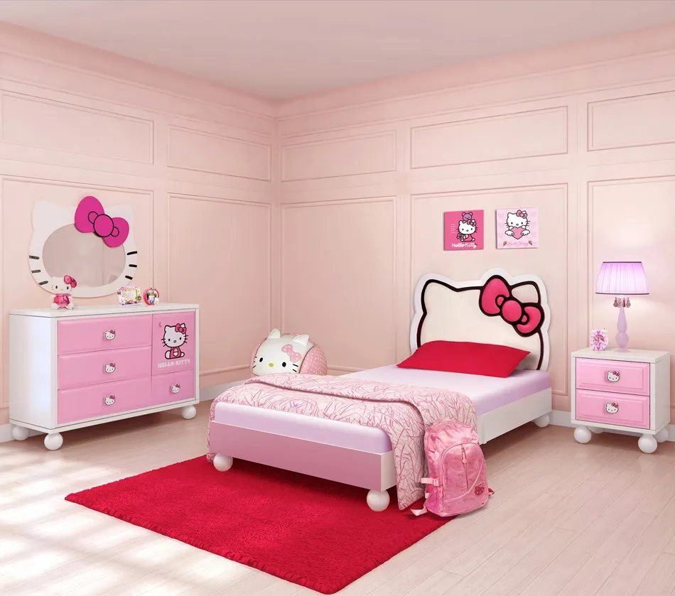 Chiêm ngưỡng những mẫu nội thất phòng ngủ Hello Kitty “ngọt” rụng rời