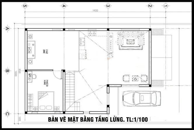 Chọn lọc 5 mẫu nhà cấp 4 gác lửng chữ l đẹp nhiều người mê