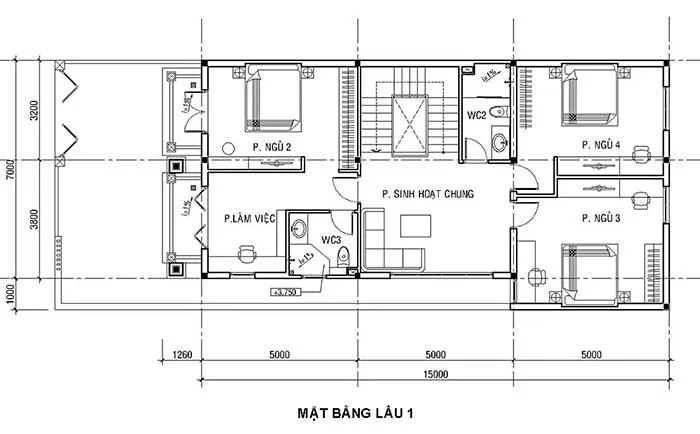 Cuốn hút với 4 mẫu nhà 3 tầng 7x15m đẹp hiện đại