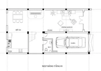 Cuốn hút với 4 mẫu nhà 3 tầng 7x15m đẹp hiện đại