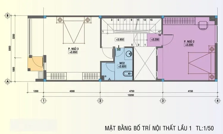 Đắm chìm trong 4 mẫu nhà 3 tầng 5x20m đẹp ngất ngây