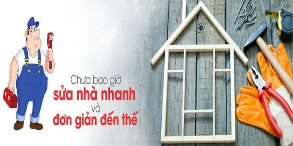 Dịch vụ sửa chữa nhà trọn gói uy tín, giá phải chăng