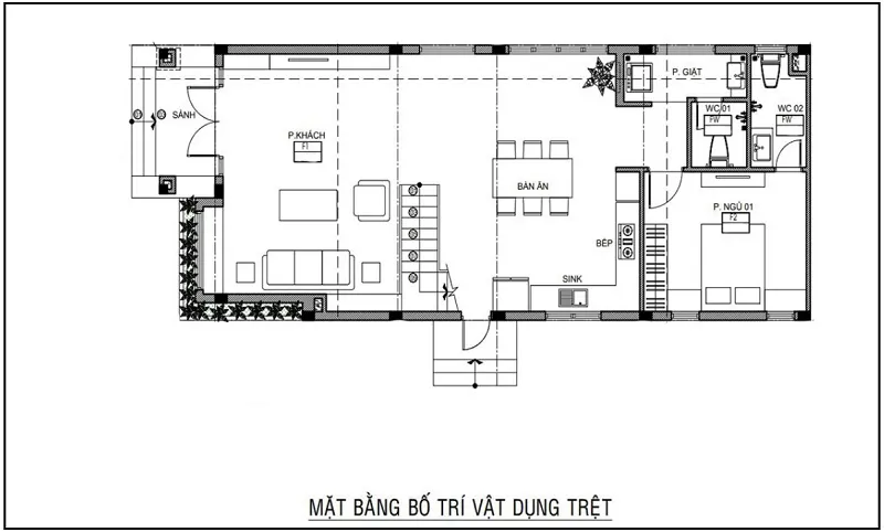 Điểm danh 3 mẫu nhà 2 tầng mái thái 6x15m ai nhìn cũng mê