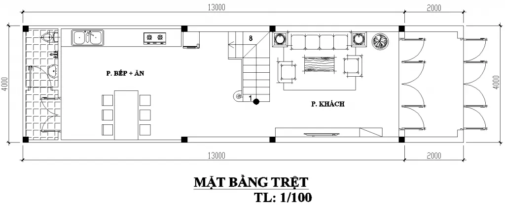 Điểm danh 4 mẫu nhà ống 2 tầng 4x13m đẹp tiết kiệm khó thể bỏ qua