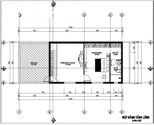 Điểm danh mẫu nhà cấp 4 gác lửng 2 phòng ngủ đẹp và hiện đại