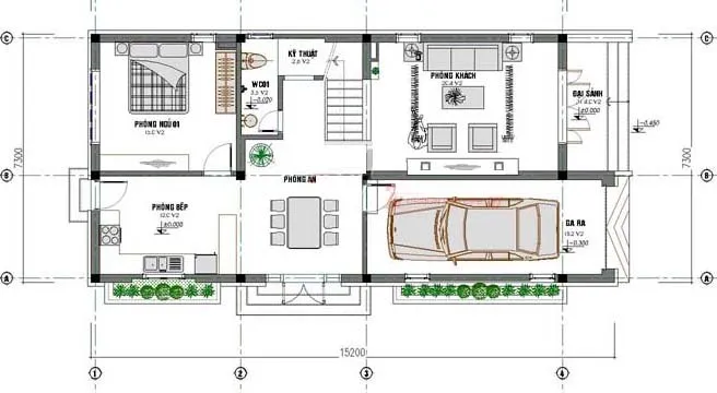 Đón xem 5 mẫu nhà ống 2 tầng 7x15m ấn tượng nhất hiện nay