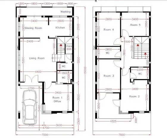 Đón xem 5 mẫu nhà ống 2 tầng 7x15m ấn tượng nhất hiện nay