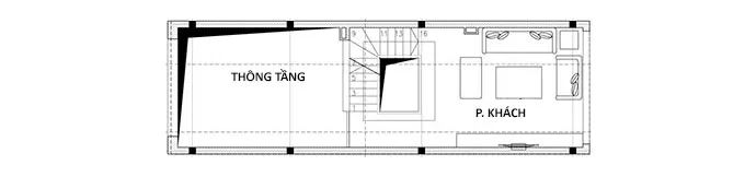 Giới thiệu mẫu nhà ống gác lửng 3 phòng ngủ siêu tiện nghi