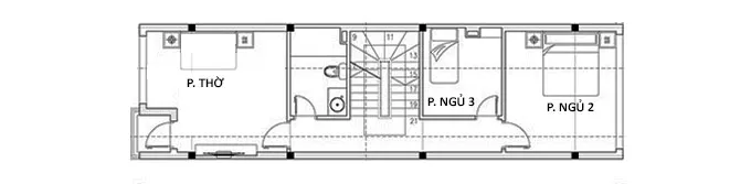 Giới thiệu mẫu nhà ống gác lửng 3 phòng ngủ siêu tiện nghi