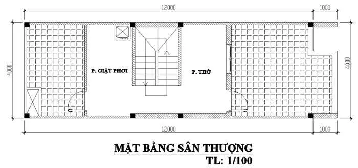 Gợi ý 3 mẫu nhà ống 2 tầng 4x12m rẻ thoáng hiện đại