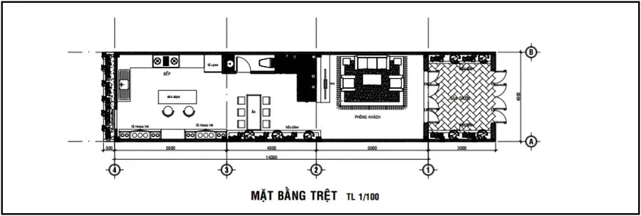 Gợi ý 3 mẫu thiết kế nhà 2 tầng 4x14m hiện đại và tiện nghi