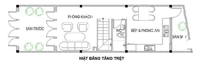 Gợi ý 3 mẫu thiết kế nhà 3 tầng 6x15m đẹp ai nhìn cũng mê mẩn