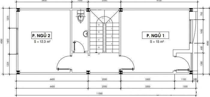 Gợi ý 4 cách bố trí công năng phù hợp cho nhà ống 2 tầng 4x11m