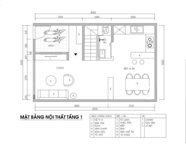 Hé lộ 3 mẫu thiết kế nhà 3 tầng 5x8m hiện đại tiện nghi