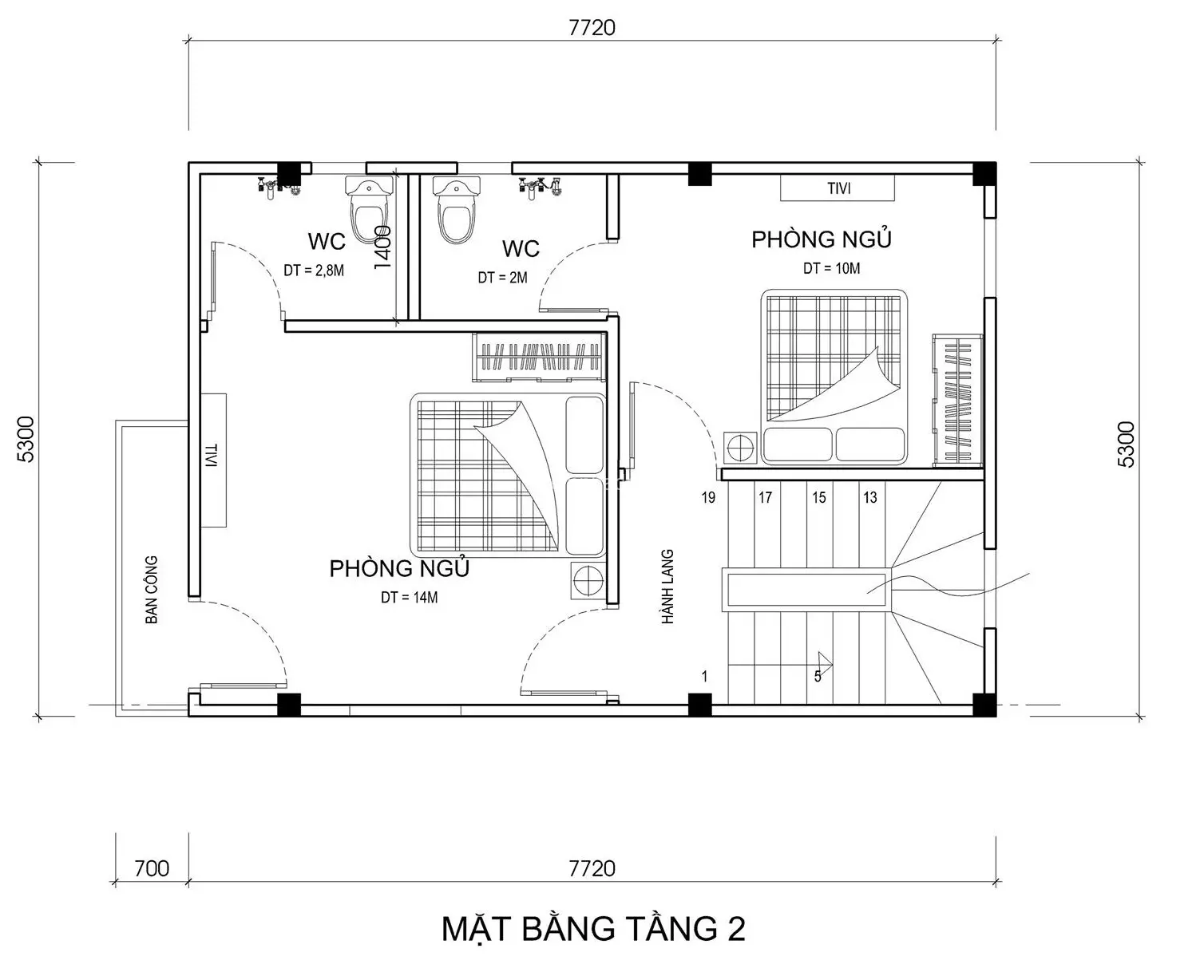 Hé lộ 3 mẫu thiết kế nhà 3 tầng 5x8m hiện đại tiện nghi