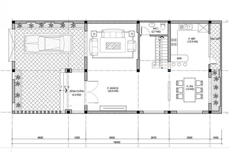 Khó rời mắt trước 6 bản vẽ thiết kế nhà 2 tầng 8x12m đẹp nức lòng