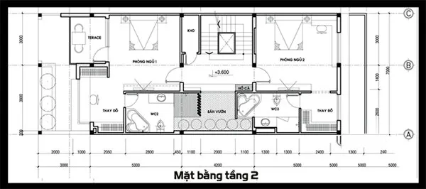 Khó rời mắt trước 6 bản vẽ thiết kế nhà 2 tầng 8x12m đẹp nức lòng