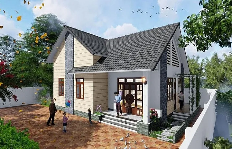 List 7 mẫu nhà cấp 4 3 phòng ngủ 120m2 đẹp đến “nao lòng”