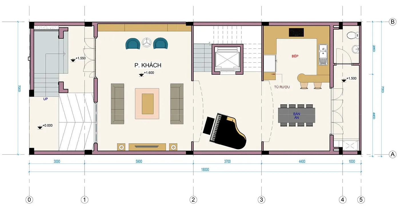 Lộ diện 6 mẫu nhà 3 tầng 7x18m sang trọng bậc nhất hiện nay