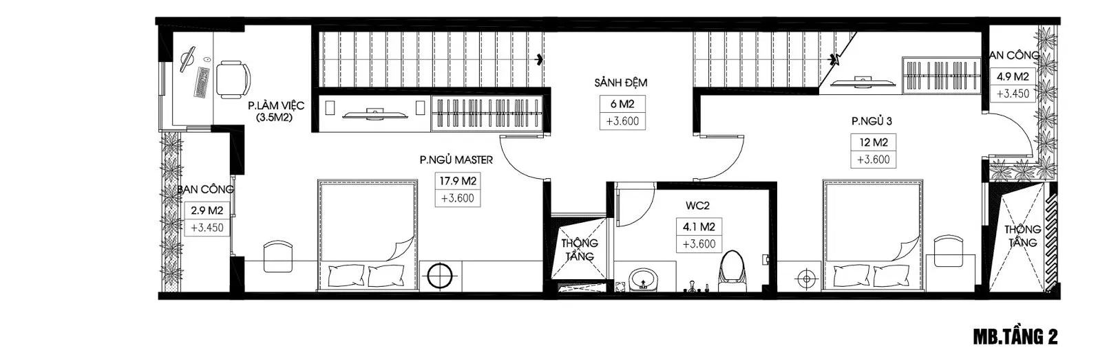 Mãn nhãn 5 mẫu nhà ống 2 tầng 5x14m đẹp hiện đại và tinh tế