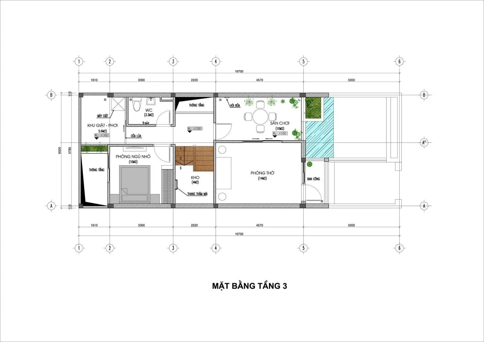 Mặt tiền nhà ống 3 tầng hiện đại đầy sức sống tại Hải Dương