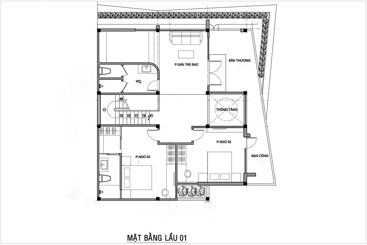 Mẫu biệt thự 2 tầng hiện đại không gian sống “sang chảnh”